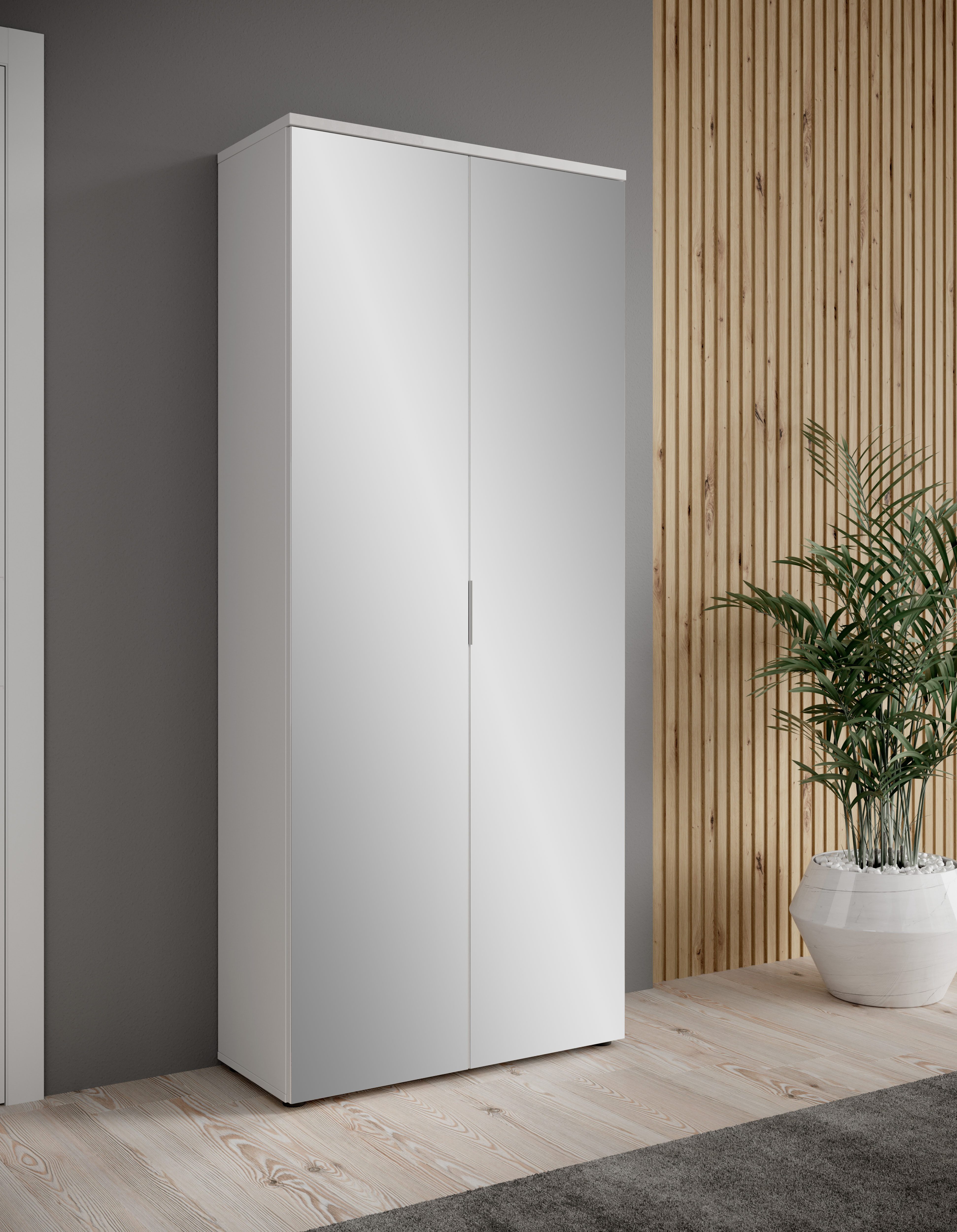 HBZ Schuhschrank "Lincoln mit Spiegel, BxHxT 80x190x35 cm", (1 St.), Schuhs günstig online kaufen