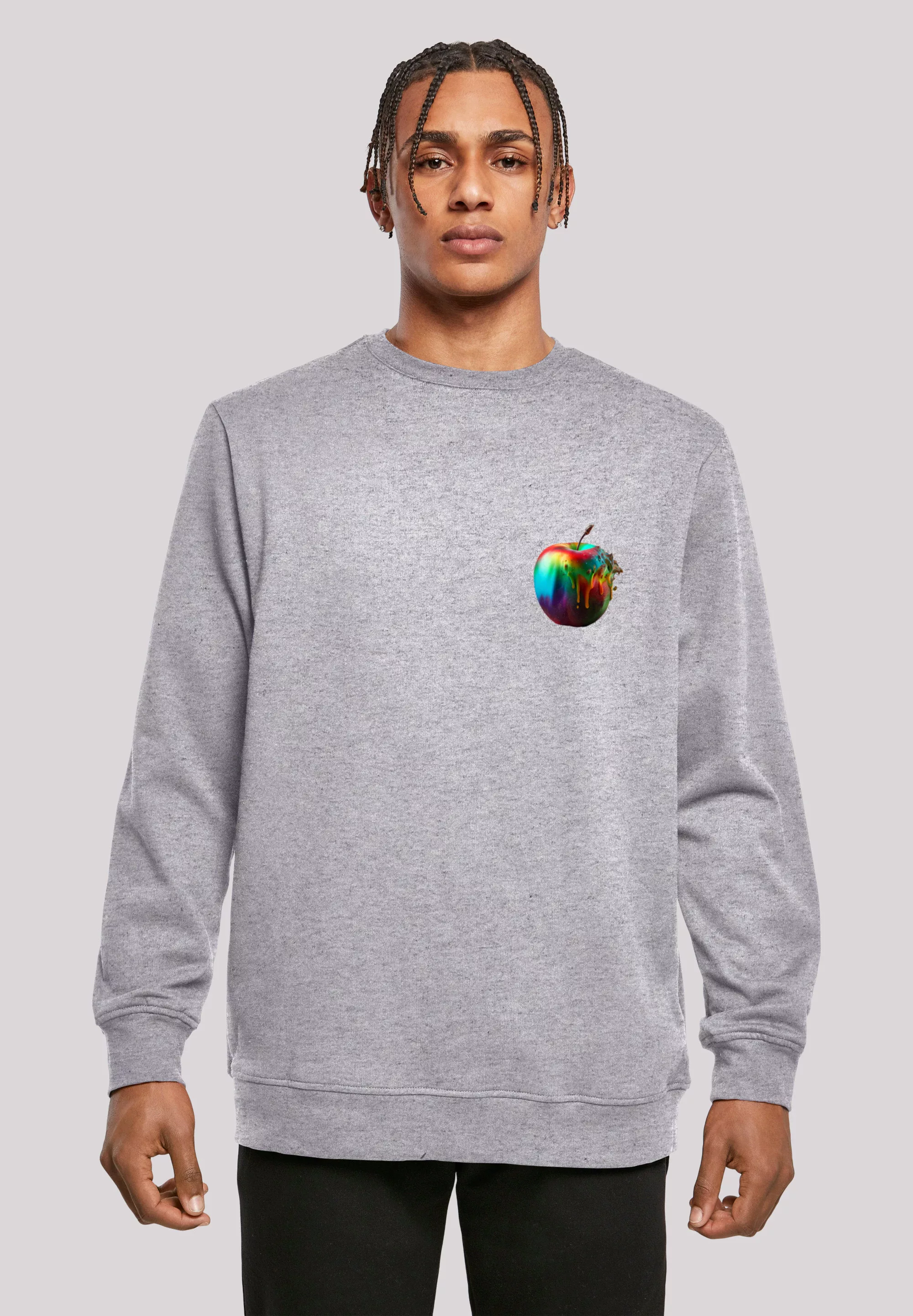 F4NT4STIC Kapuzenpullover "Colorfood Collection - Rainbow Apple", Print günstig online kaufen