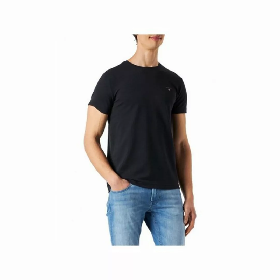 Gant Rundhalsshirt schwarz (1-tlg) günstig online kaufen