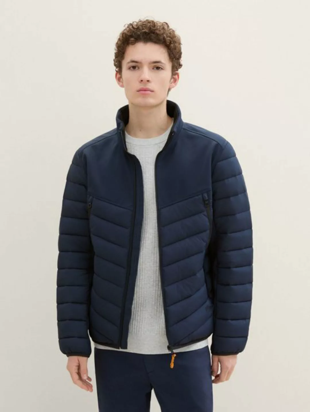 TOM TAILOR Denim Hybridjacke mit Stehkragen günstig online kaufen