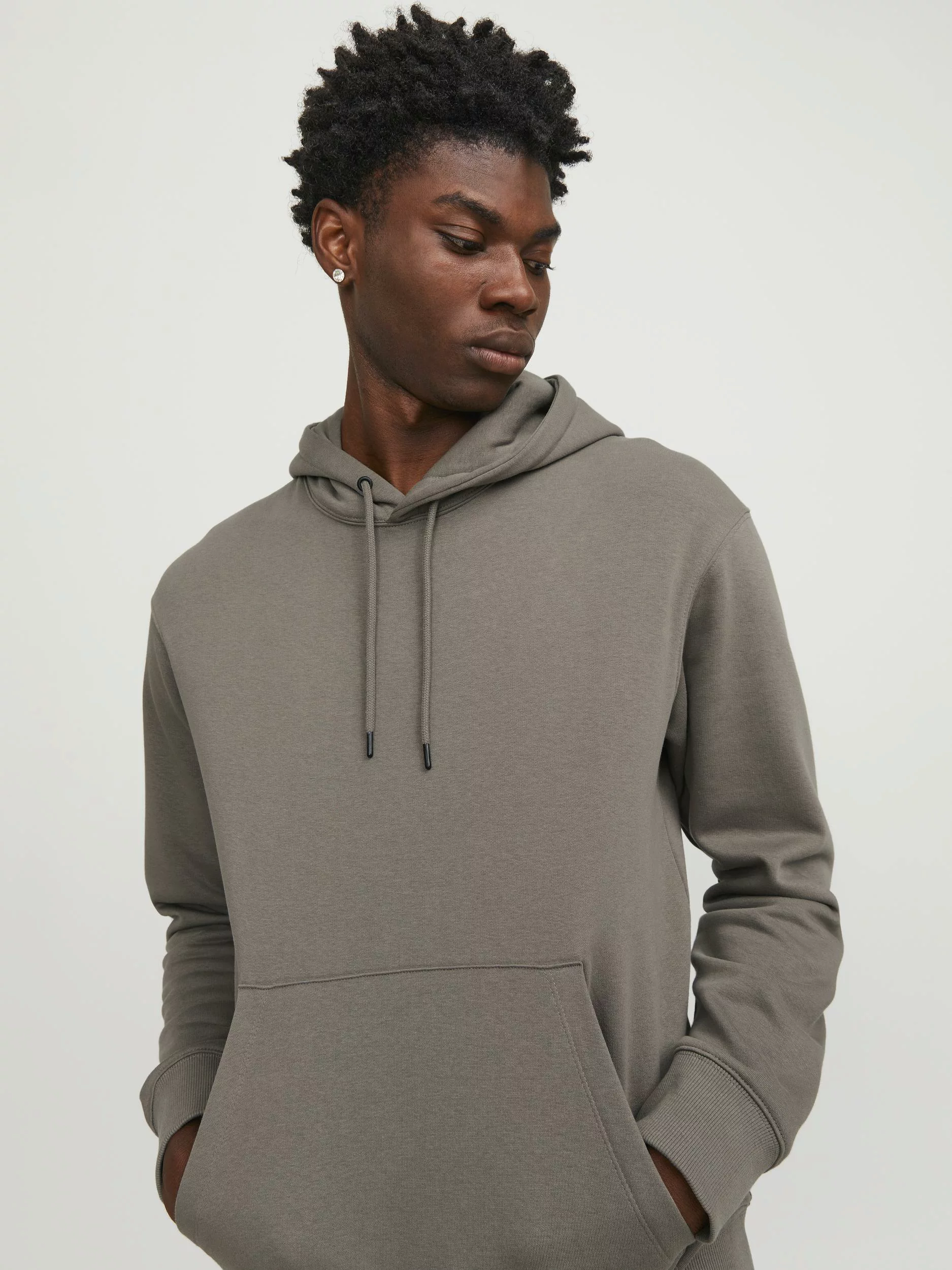 Jack & Jones Kapuzensweatshirt "JJESTAR BASIC SWEAT HOOD NOOS", mit Rippbün günstig online kaufen