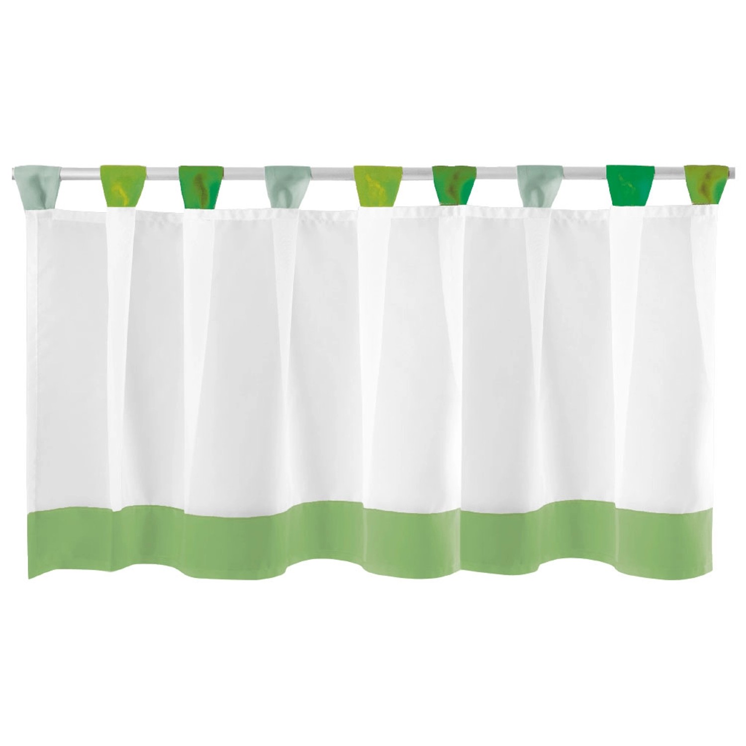 Arsvita Bistrogardine mit Schlaufen 150 cm x 45 cm Grün günstig online kaufen