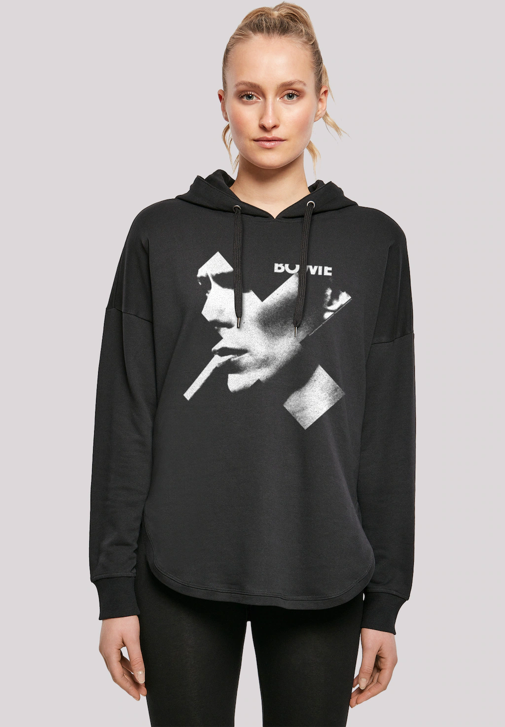 F4NT4STIC Kapuzenpullover "David Bowie Smoke Kreuz", Print günstig online kaufen
