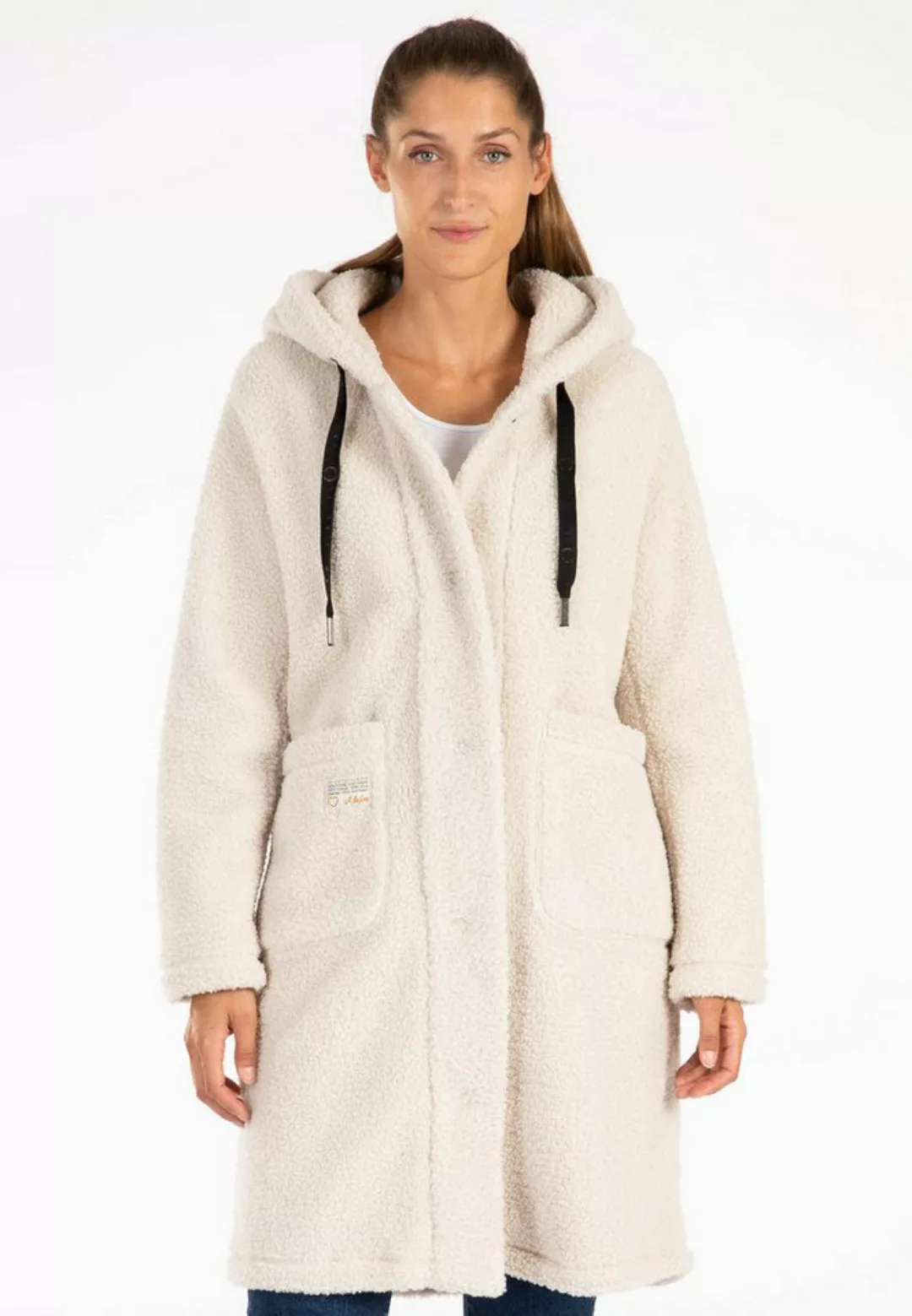 DEPROC Active Fleecejacke SHERPA DENISE CS Fleecemantel, Fleeceparka mit Ka günstig online kaufen