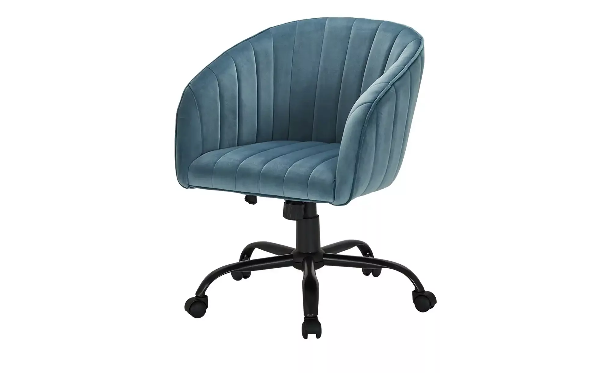 Drehsessel  Ahr ¦ blau ¦ Maße (cm): B: 65 H: 70 T: 62 Stühle > Bürostühle - günstig online kaufen