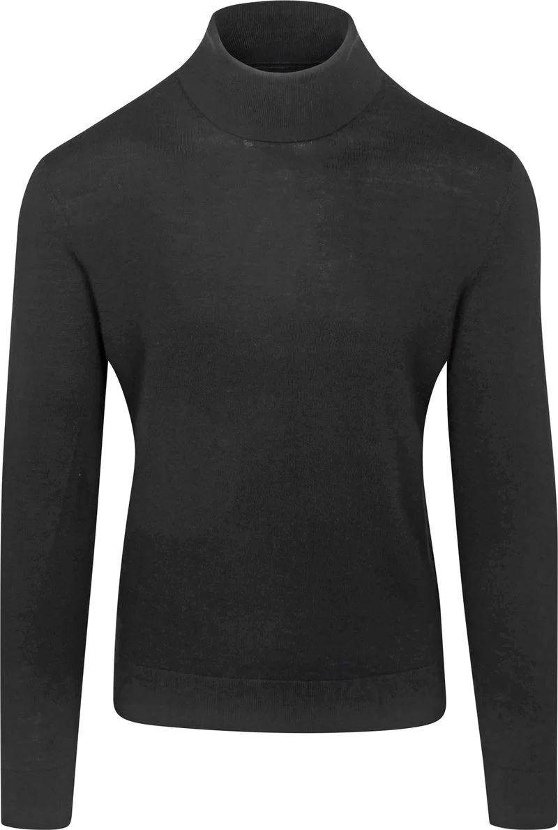 Suitable Merino Rollkragen Schwarz - Größe S günstig online kaufen