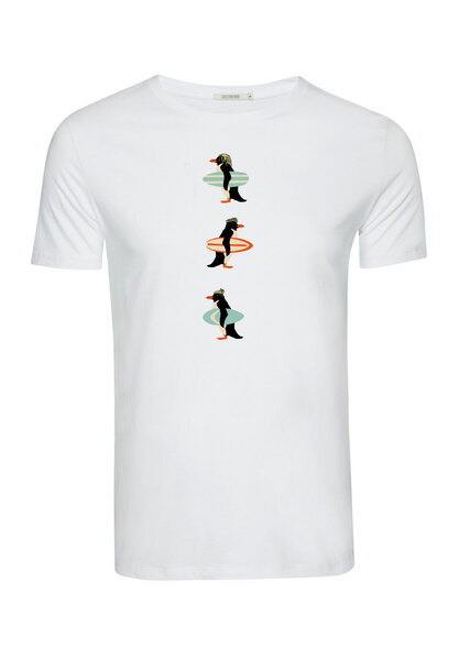 Nature Penguins Surf Guide - T-shirt Für Herren günstig online kaufen