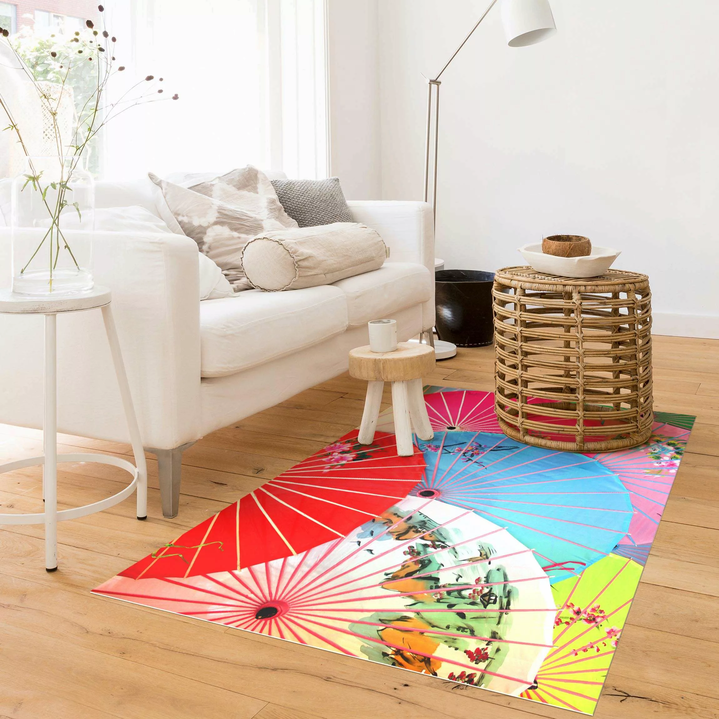 Vinyl-Teppich The Chinese Parasols günstig online kaufen