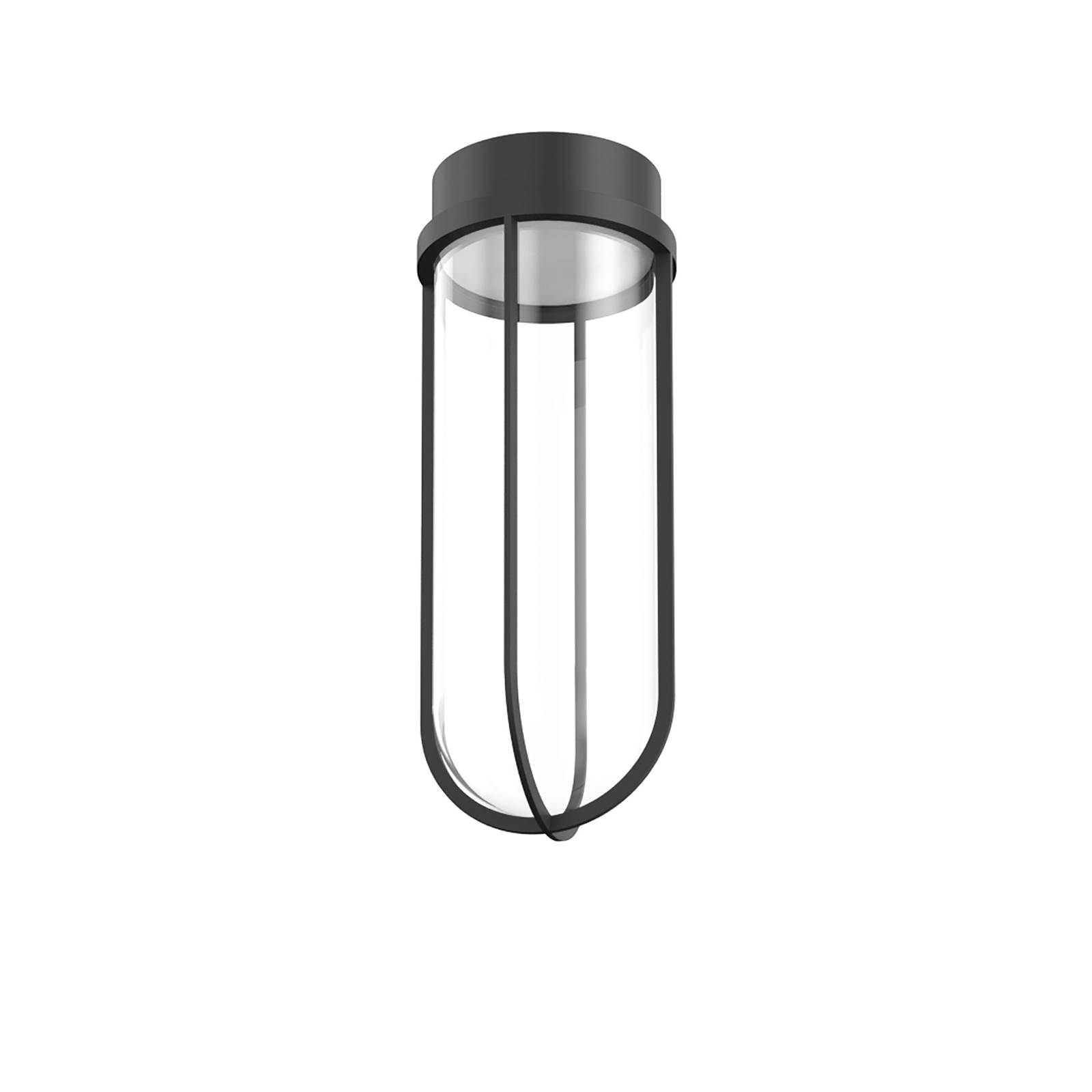 FLOS In Vitro Ceiling Deckenlampe, 2.700 K schwarz günstig online kaufen