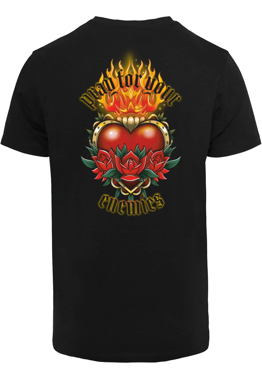 MisterTee T-Shirt "MisterTee Herren Pray For Your Enemies Tee", (1 tlg.) günstig online kaufen