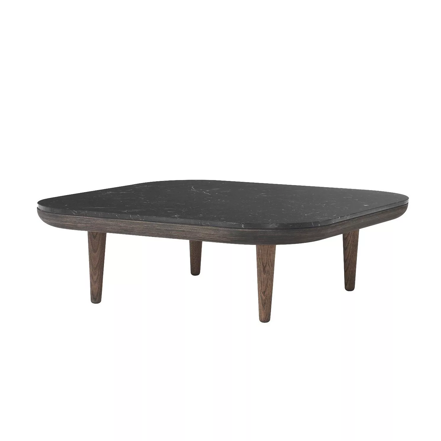 &Tradition - FLY Table SC4 Beistelltisch - schwarz/Marquina Marmor/Gestell günstig online kaufen