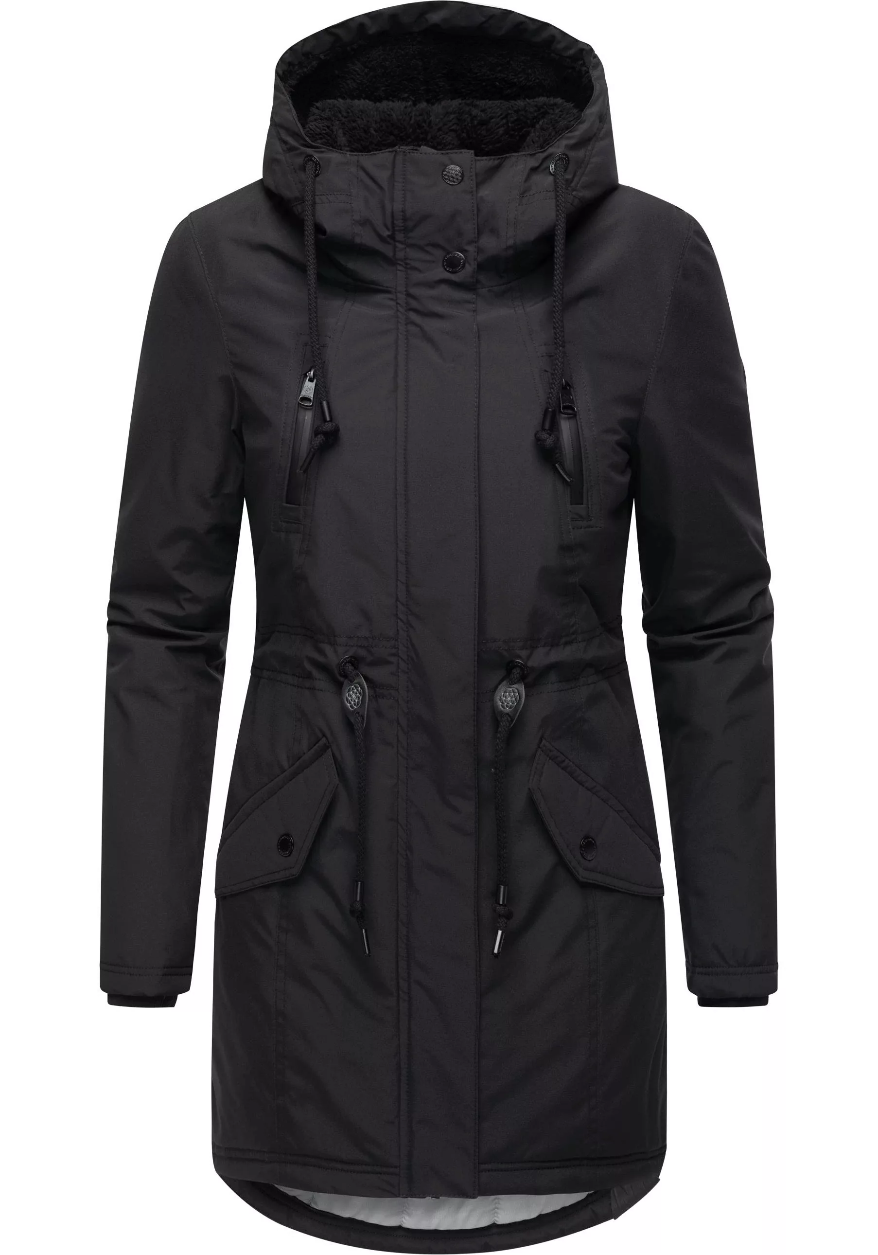 Ragwear Wintermantel "Elsien", wasserdichter Winterparka mit Teddyfell-Futt günstig online kaufen