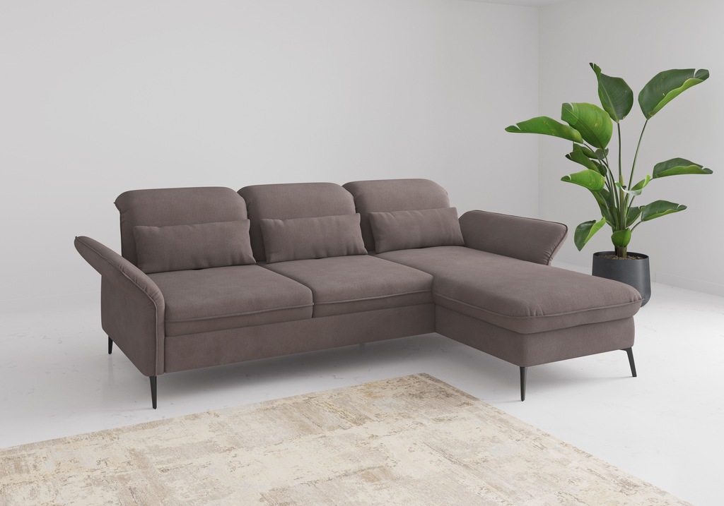 sit&more Ecksofa "Emely, inkl. Sitztiefenverstellung", wahlweise mit Bettfu günstig online kaufen