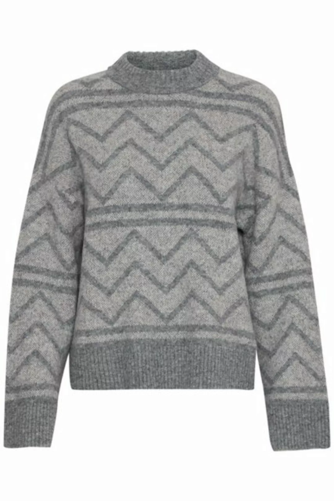 b.young Strickpullover BYOMEA GEOMETRIC JUMPER - strickpullover mit geometr günstig online kaufen