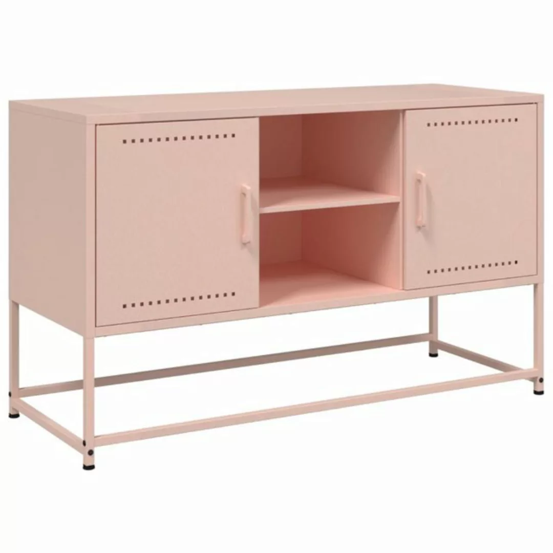 vidaXL TV-Schrank TV-Schrank Rosa 100,5x39x60,5 cm Stahl (1-St) günstig online kaufen