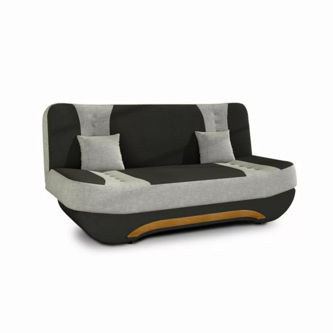Home Collective Sofa 3-Sitzer Dreisitzer Schlafsofa, mit 2 Dekokissen und S günstig online kaufen