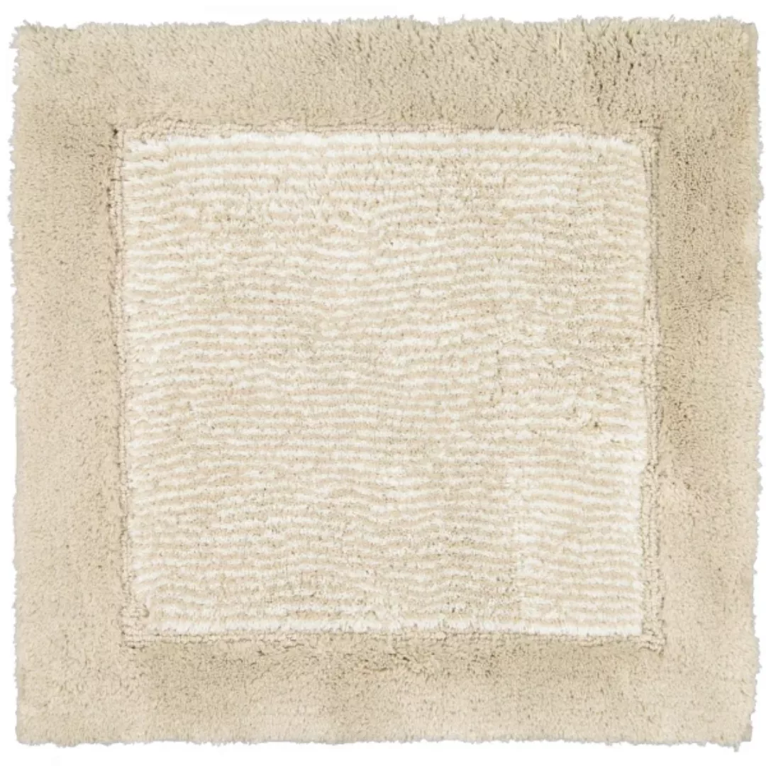 Cawö Home - Badteppich Luxury Home Two-Tone 590 - Farbe: sand - 33 - 60x60 günstig online kaufen