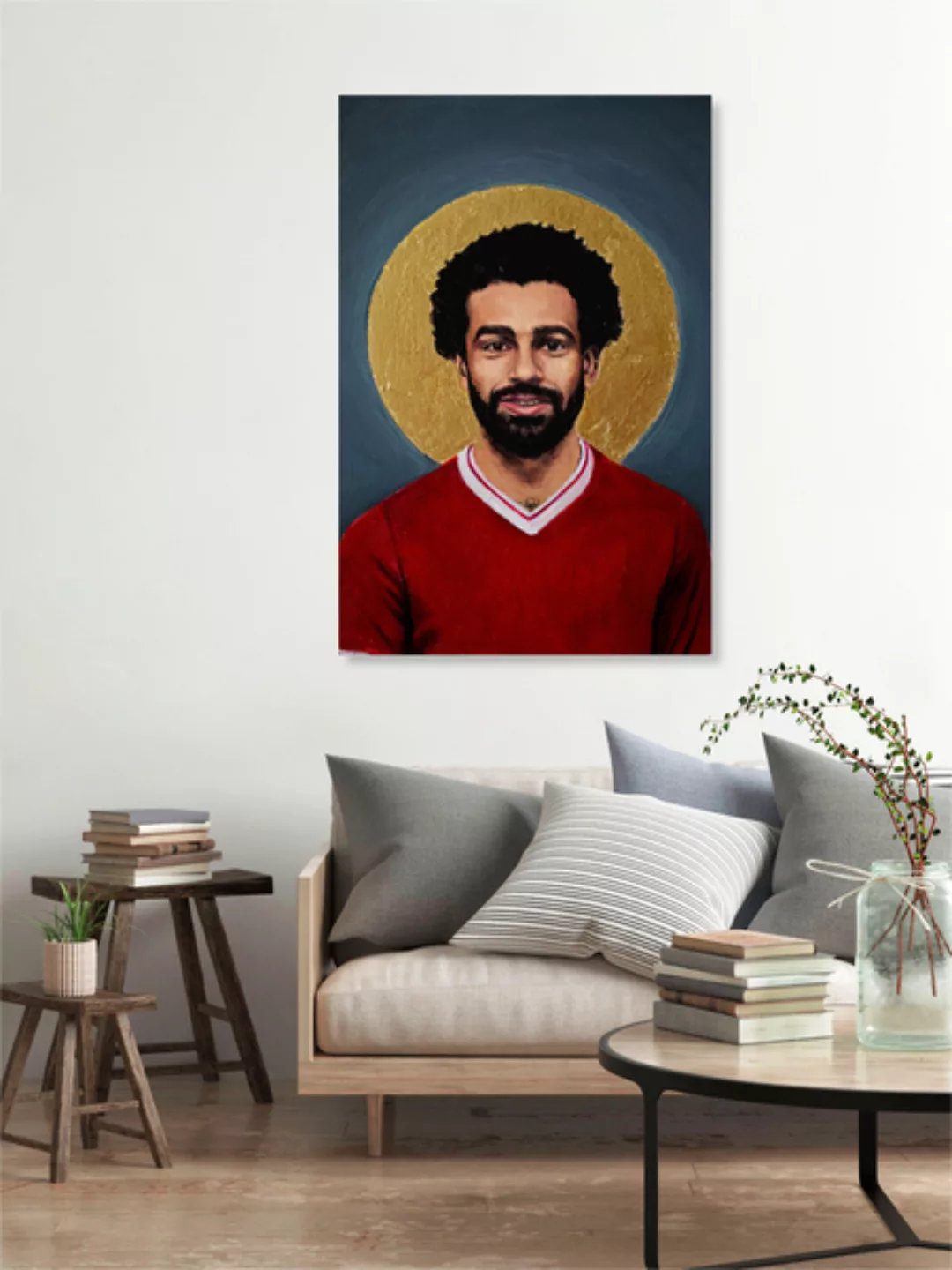 Poster / Leinwandbild - Mohamed Salah günstig online kaufen