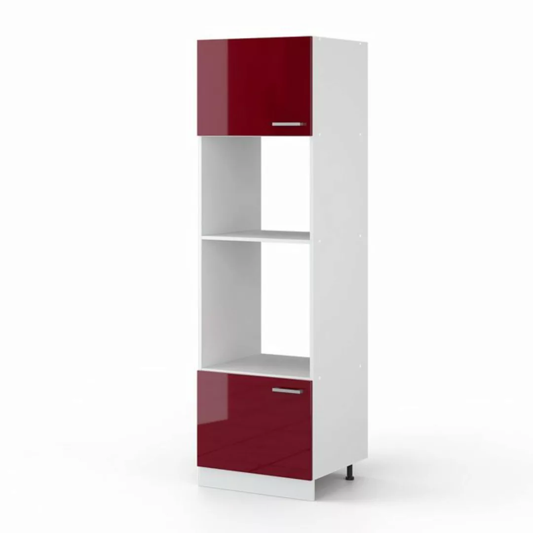 Vicco Schranksystem R-Line Bordeaux HG/Weiß 60cm mit offenen Regalen und Tü günstig online kaufen