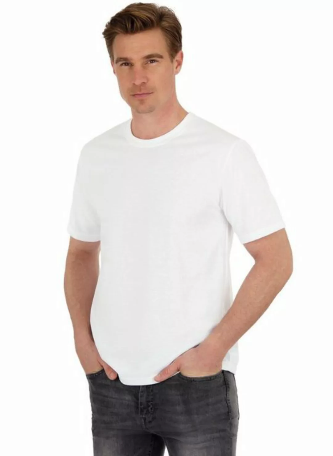 Trigema T-Shirt TRIGEMA T-Shirt aus 100% Baumwolle (1-tlg) günstig online kaufen