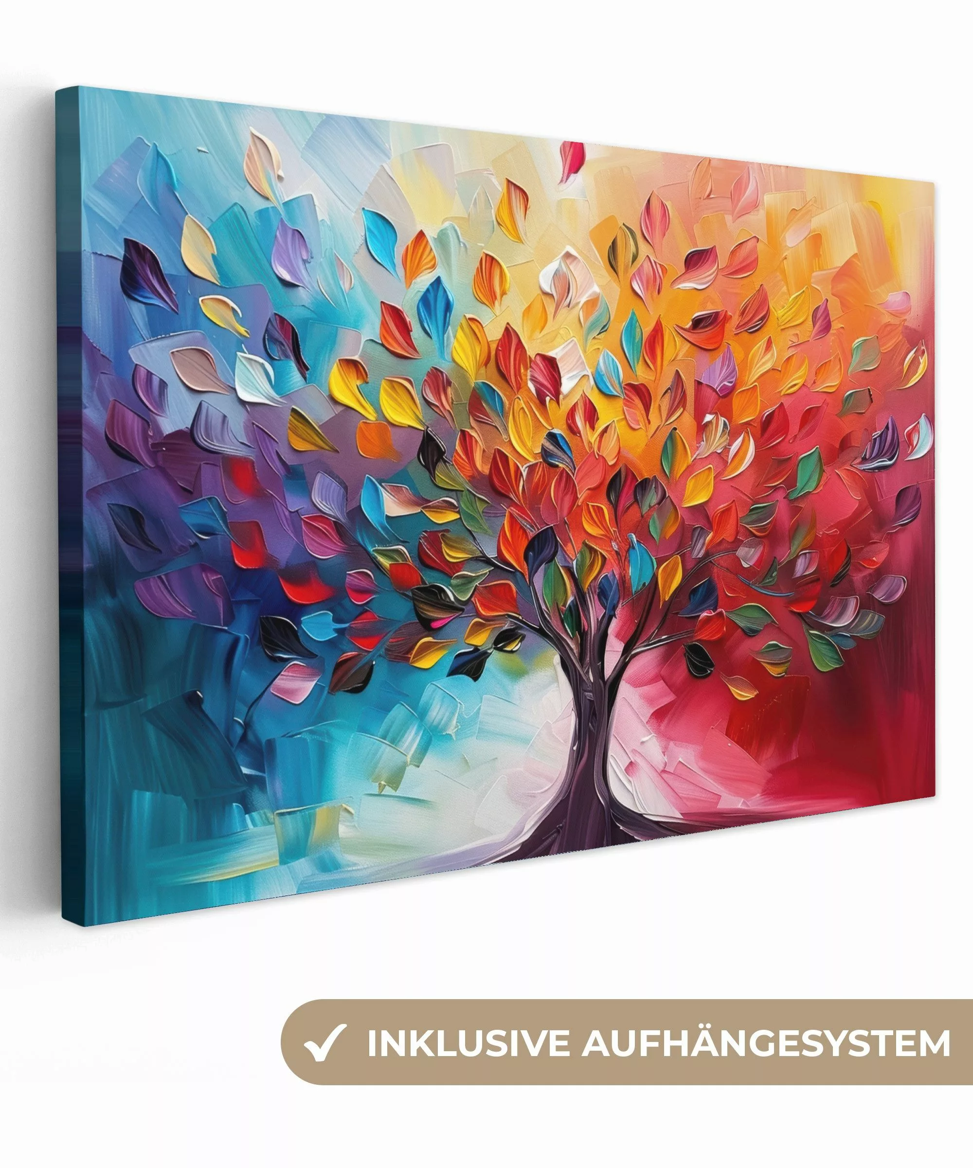 OneMillionCanvasses® Leinwandbild Baum - Lebensbaum - günstig online kaufen