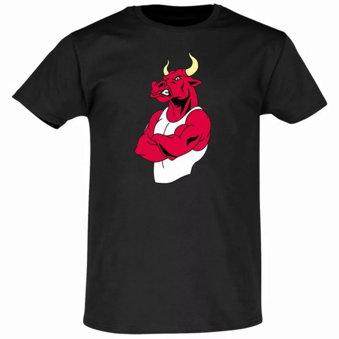 Banco T-Shirt Roter Stier mit Unterhemd 100% Baumwolle günstig online kaufen