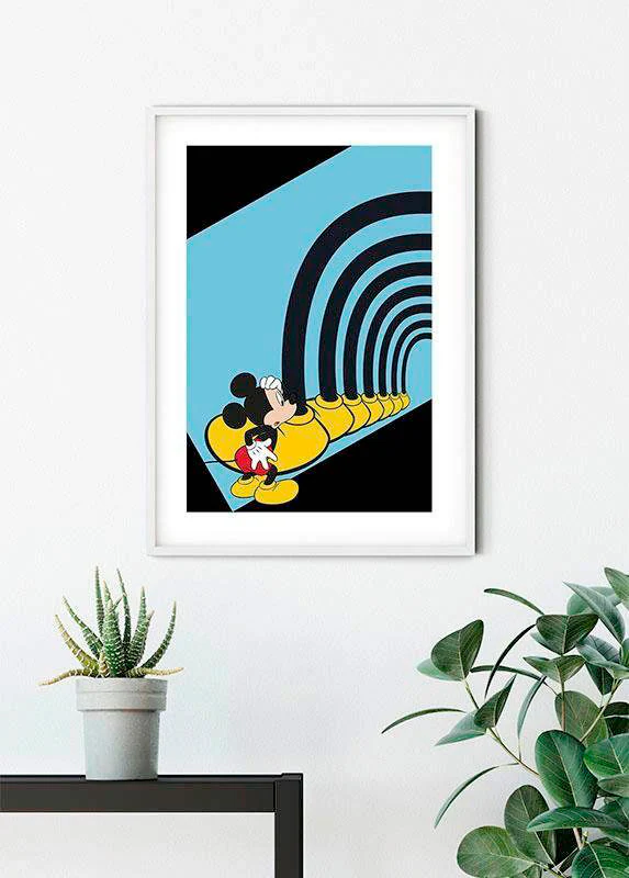 Komar Bild "Mickey Mouse Foot Tunnel", Disney, (1 St.), Wandbild zur Dekora günstig online kaufen