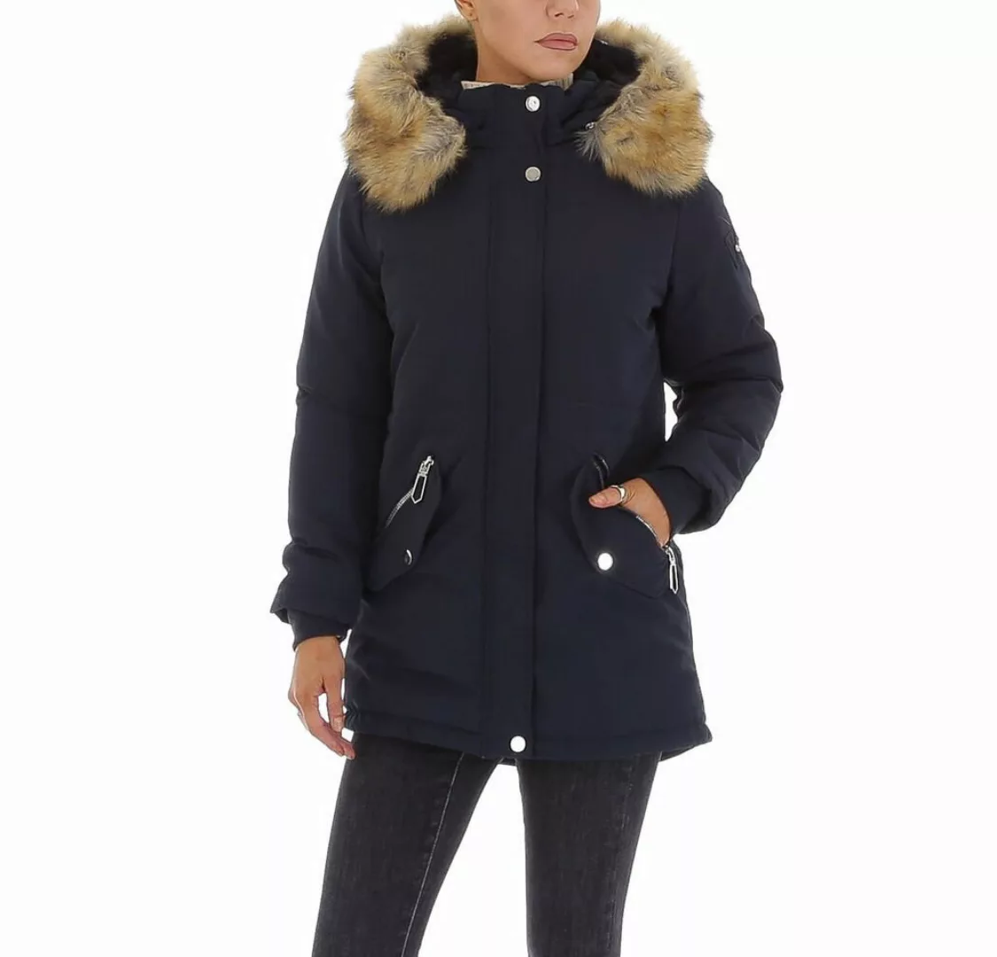 Ital-Design Winterjacke Damen Freizeit Kapuze (abnehmbar) Gefüttert Winterj günstig online kaufen