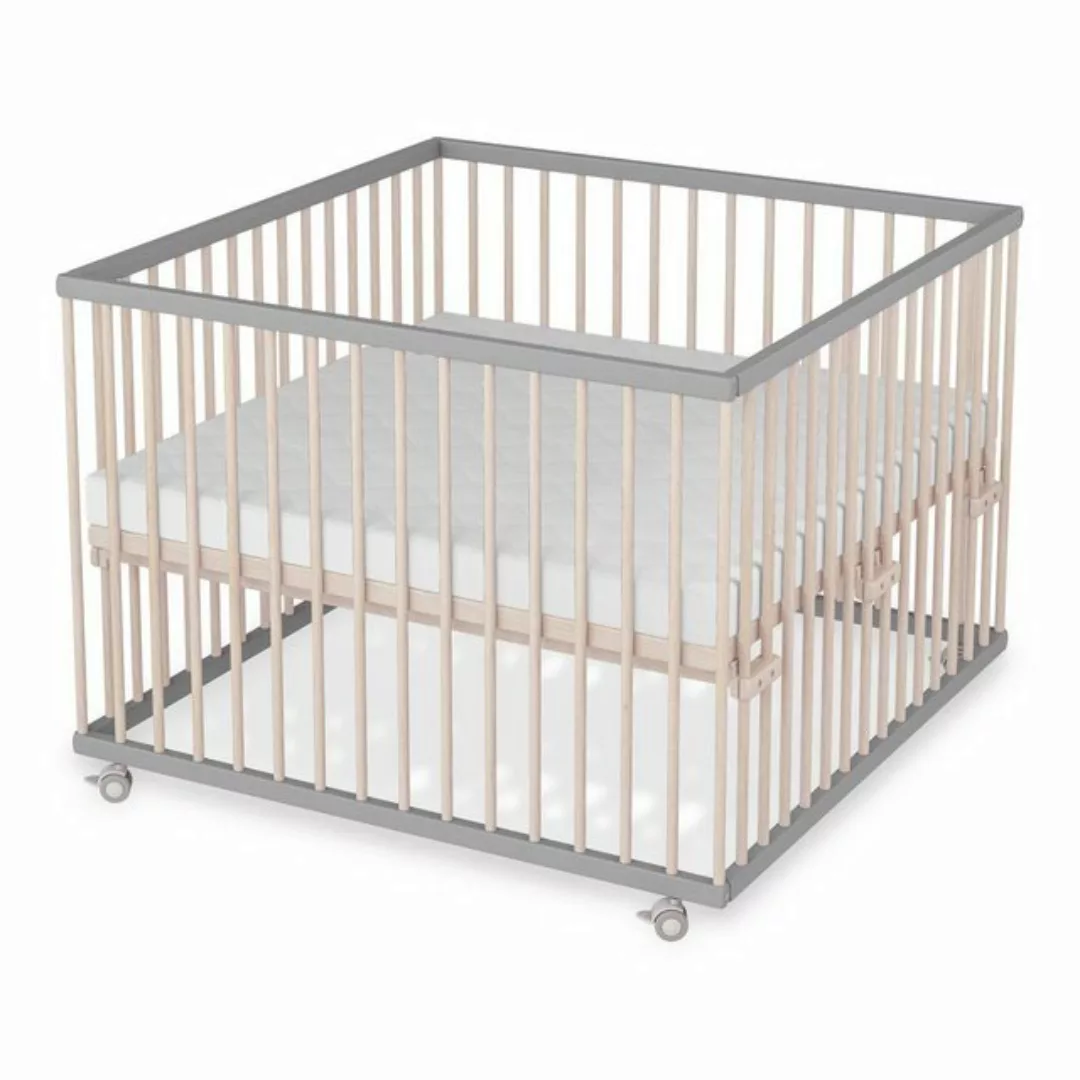 Sämann Babybett Laufgitter 100x100 cm Schlupfsprossen Lattenrost SleepPlus günstig online kaufen