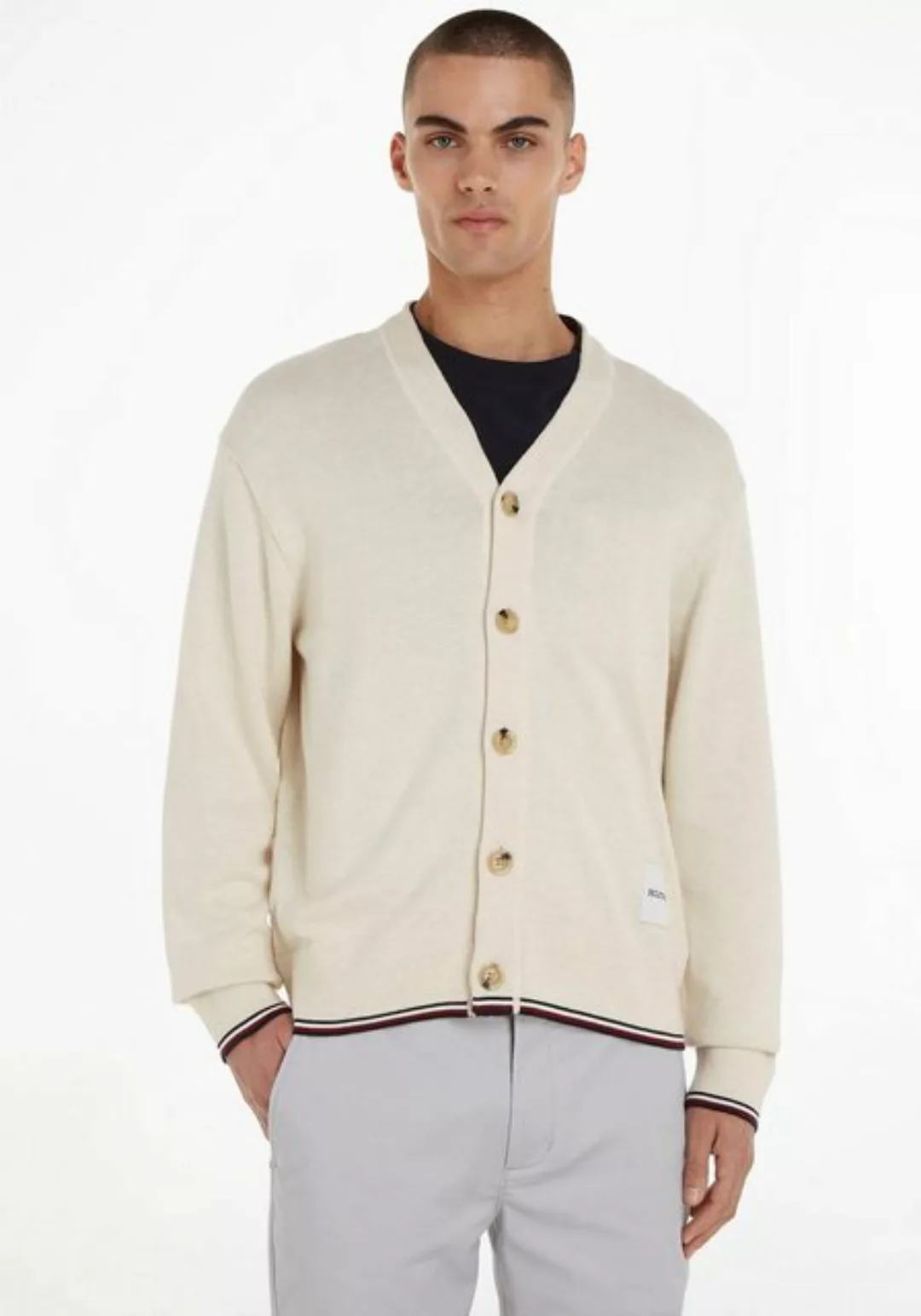 Tommy Hilfiger Sweatshirt MONOTYPE GS TIPPED CARDIGAN günstig online kaufen