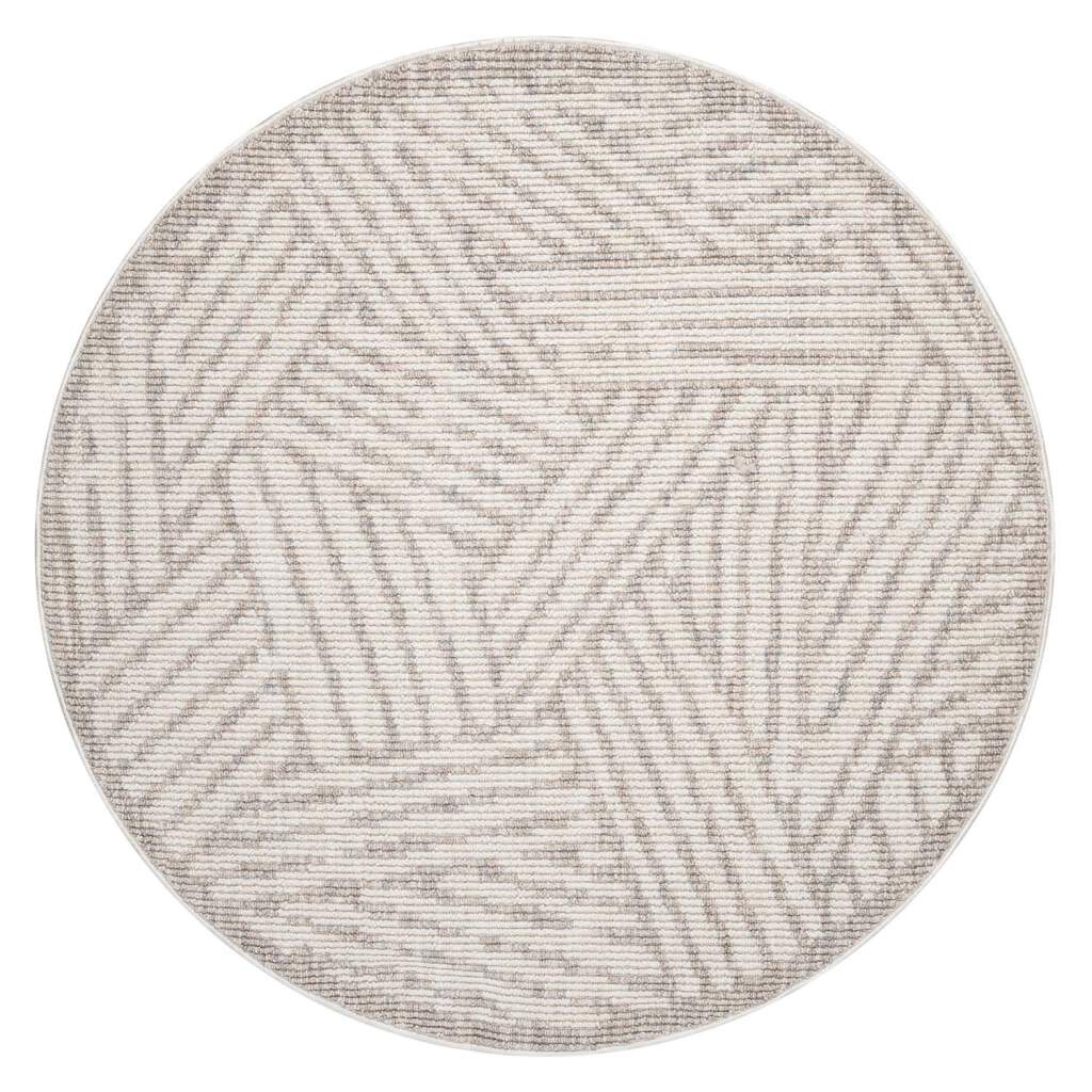 Carpet City Teppich »CLASICO 9161«, rund, 11 mm Höhe, Kurzflor, Hochtief-Mu günstig online kaufen