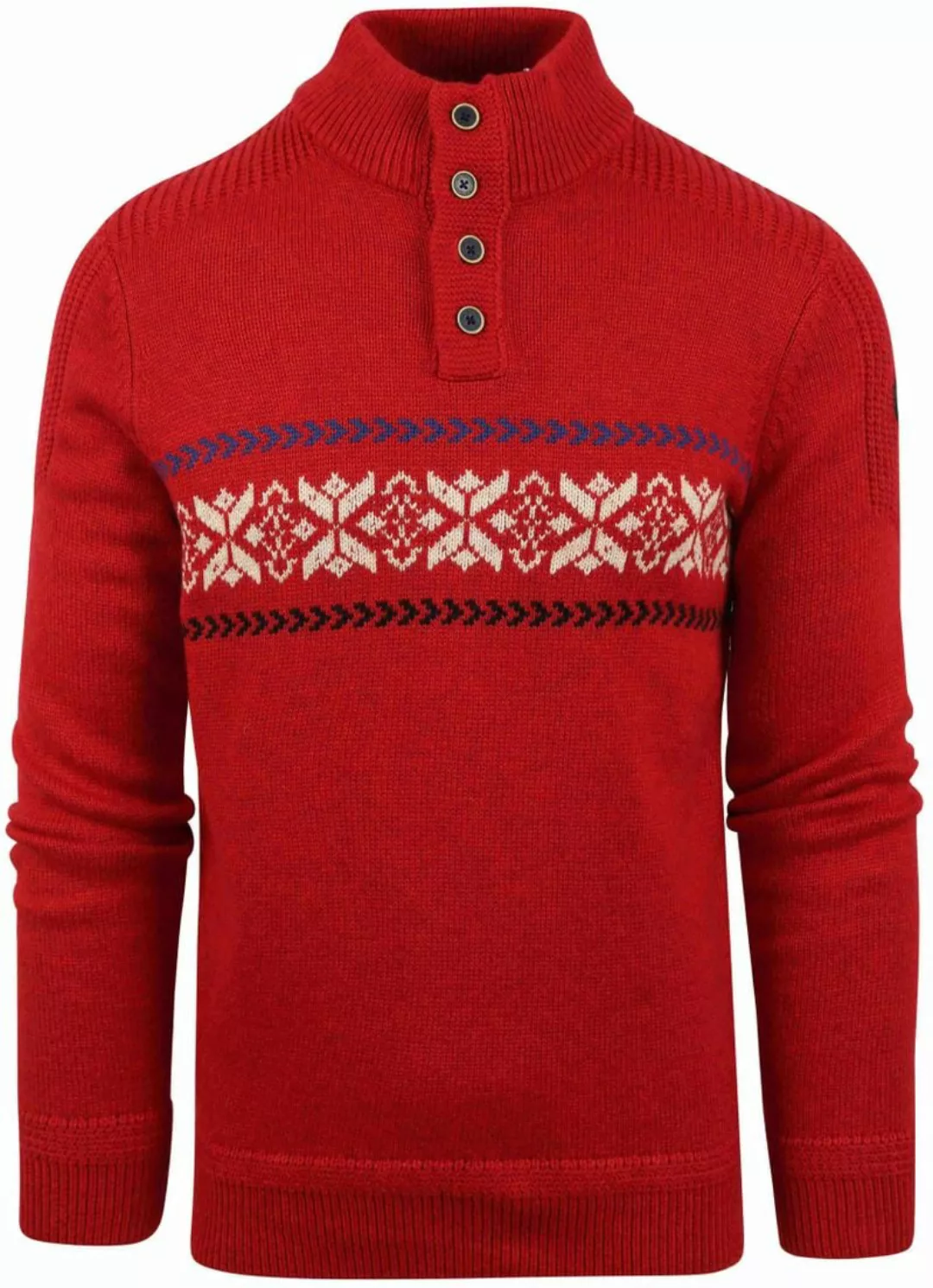 NZA Mocker Pullover Ngatu Rot - Größe M günstig online kaufen