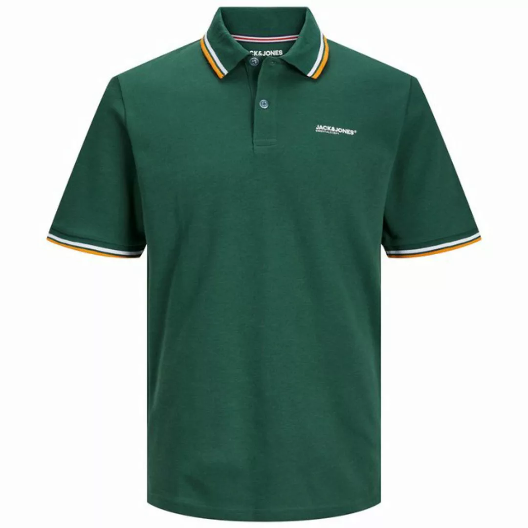 Jack & Jones Poloshirt Große Größen Herren Poloshirt dunkelgrün JJCAMPA Jac günstig online kaufen