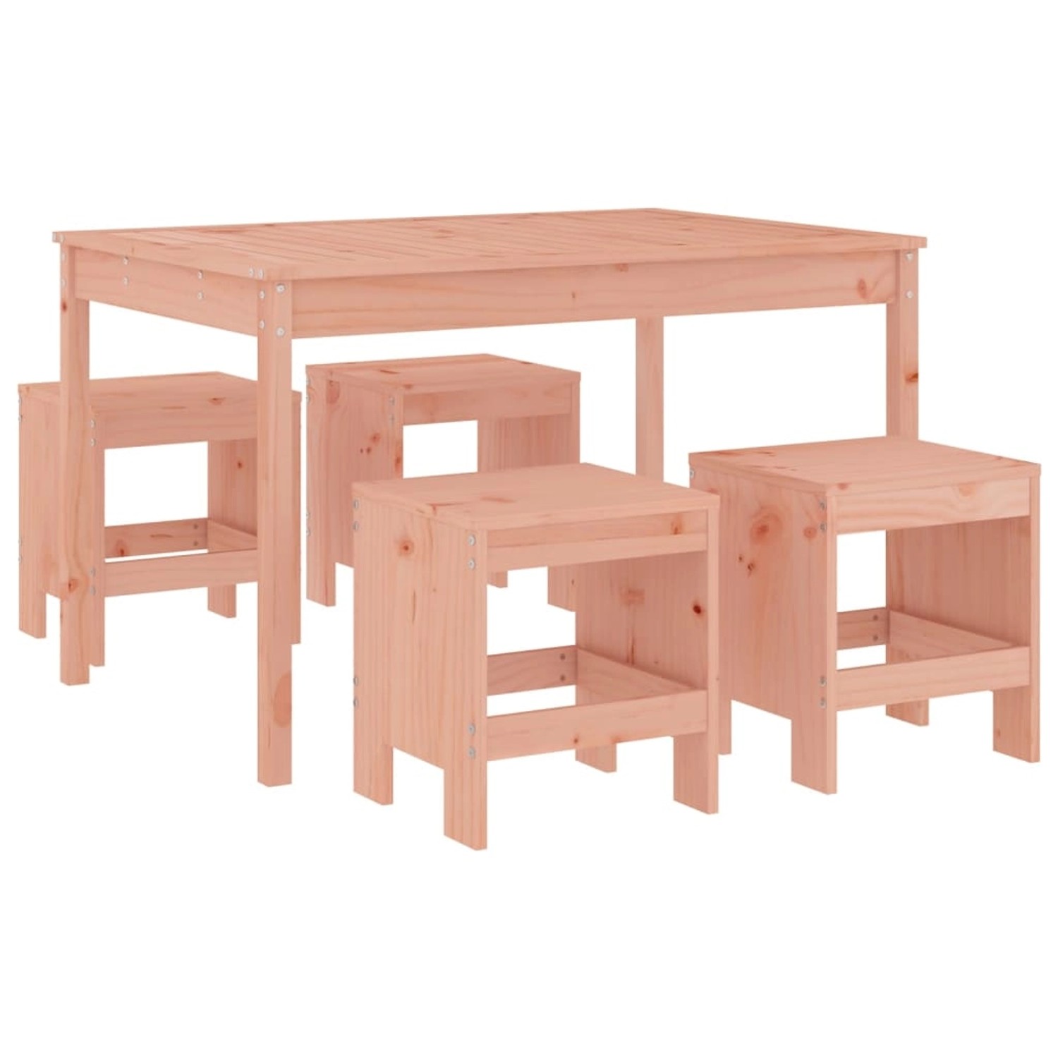 vidaXL 5-Tlg Garten-Essgruppe Massivholz Douglasie 3157720 günstig online kaufen