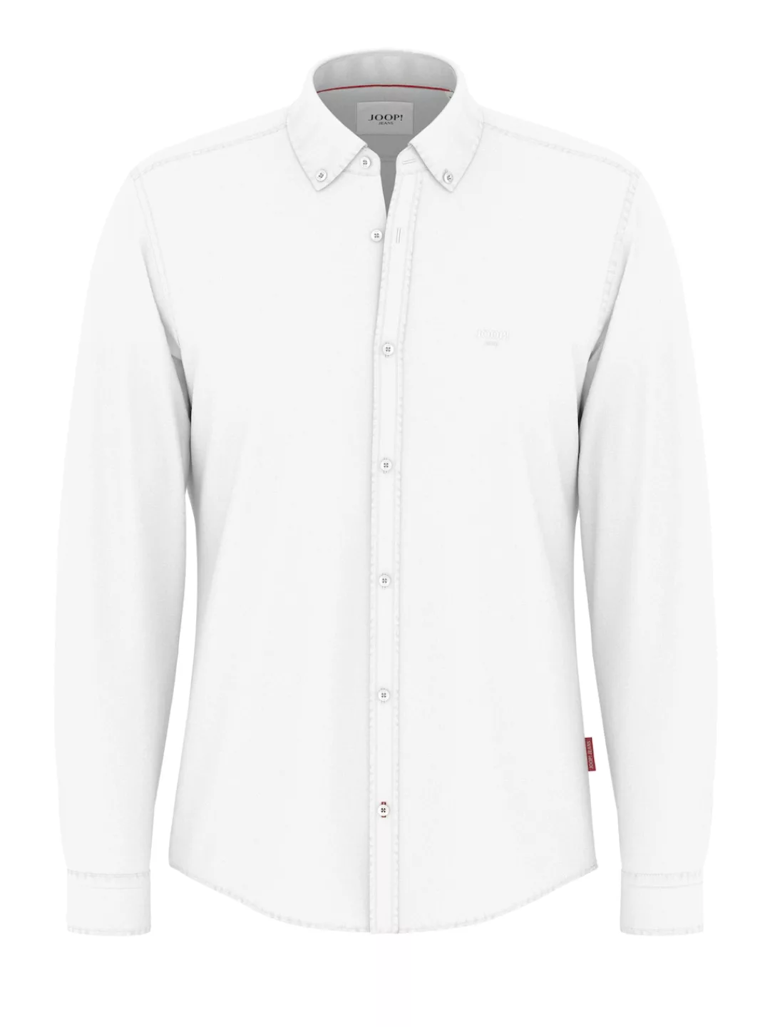 Joop Jeans Langarmhemd "Haven3-W", Mit Ton-in Ton Markenlogoprint auf der B günstig online kaufen