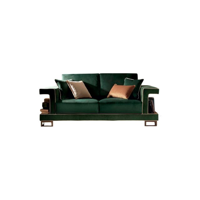 Xlmoebel Sofa Elegantes Zweisitzer Sofa Möbel Stil gepolstert Textil Couch, günstig online kaufen