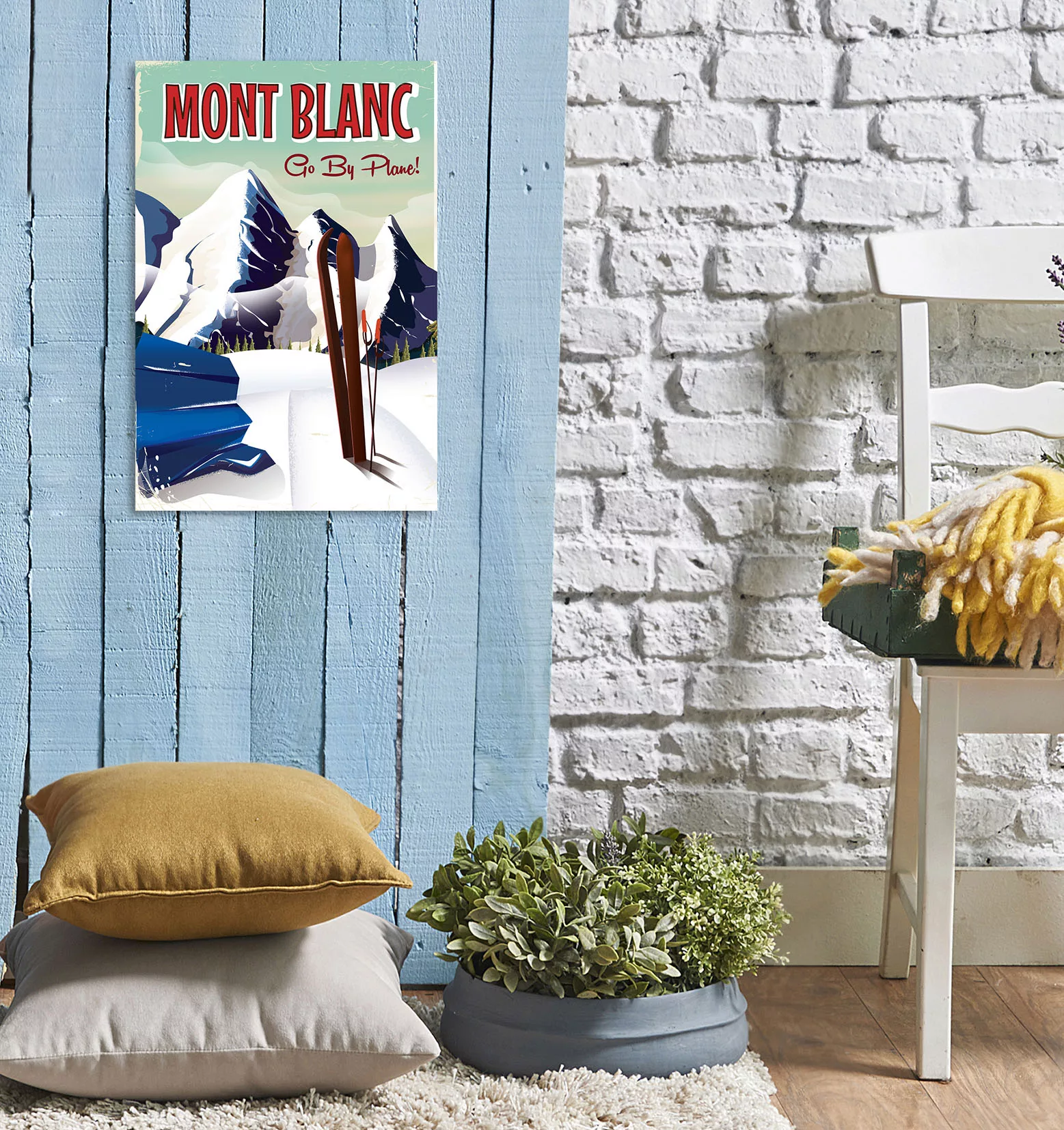 queence Metallbild "Mont Blanc", (1 St.) günstig online kaufen