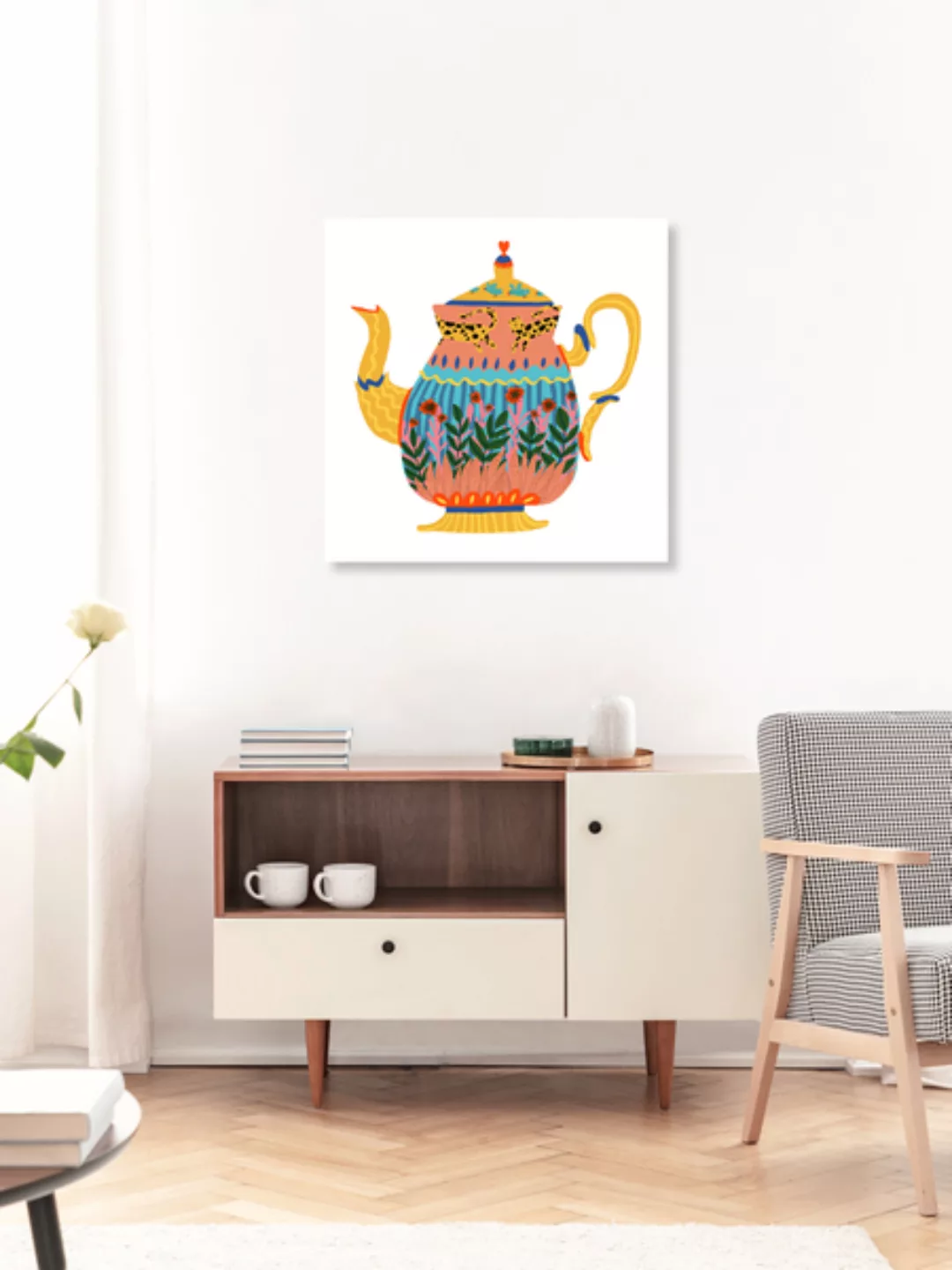 Poster / Leinwandbild - Tea Pot günstig online kaufen