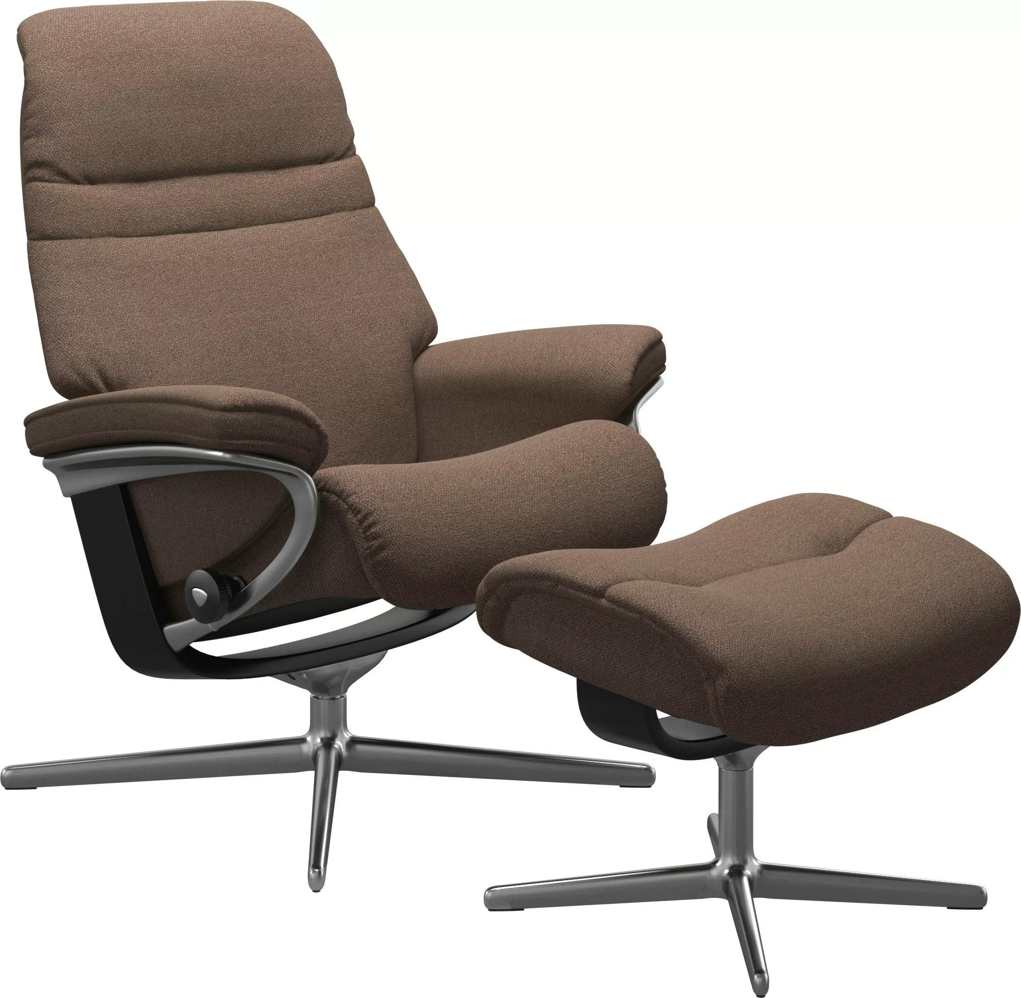 Stressless Fußhocker "Sunrise", mit Cross Base, Größe S, M & L, Holzakzent günstig online kaufen