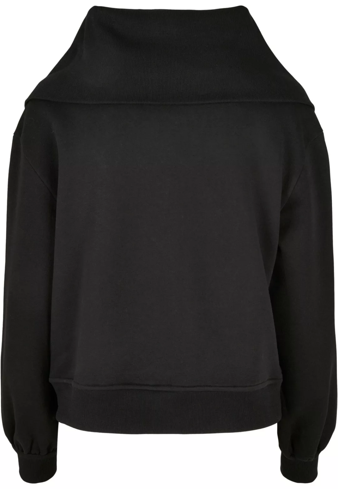 URBAN CLASSICS Sweater "Urban Classics Damen Ladies Oversized High Neck Tro günstig online kaufen