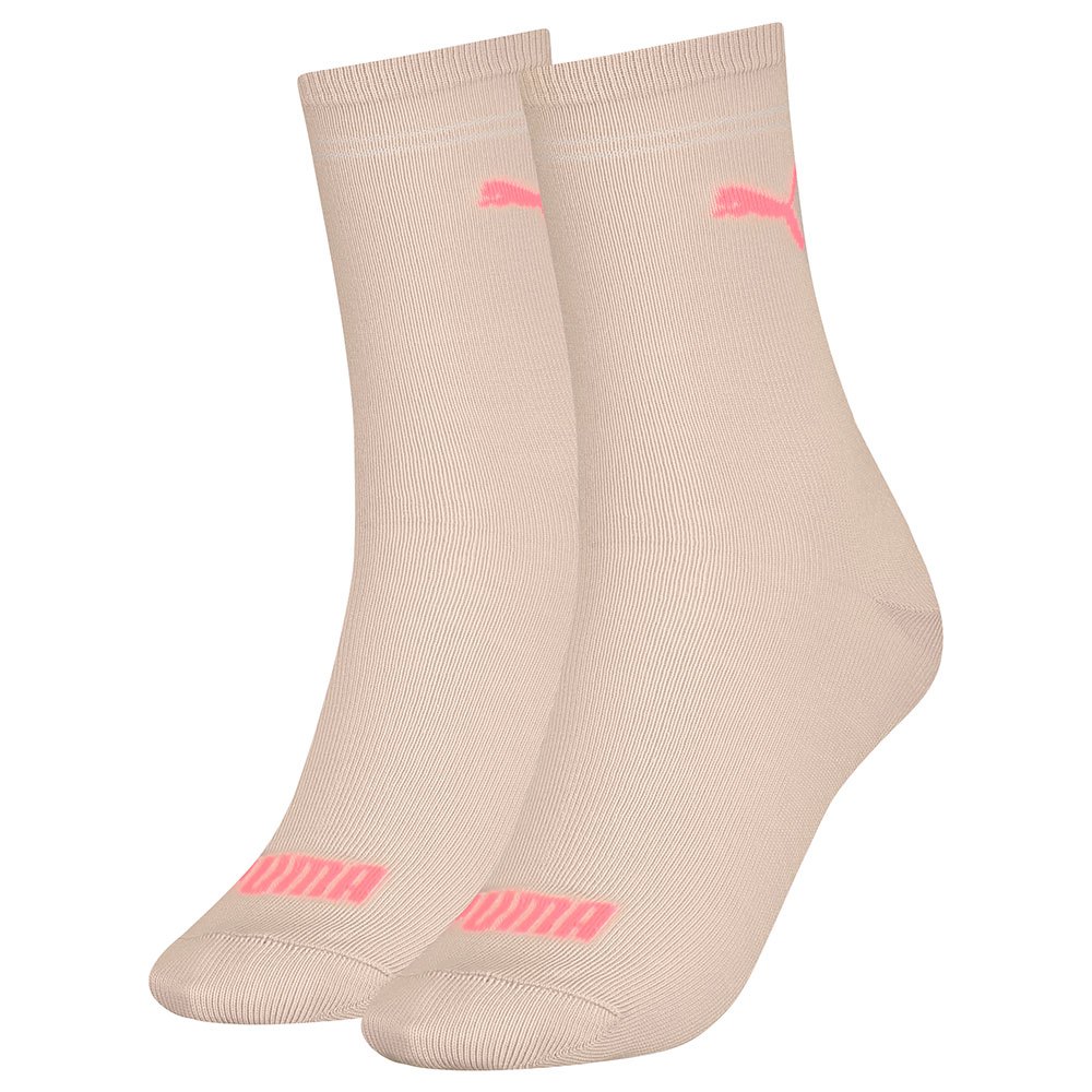 Puma Socken 2 Paare EU 35-38 Neon Pink günstig online kaufen