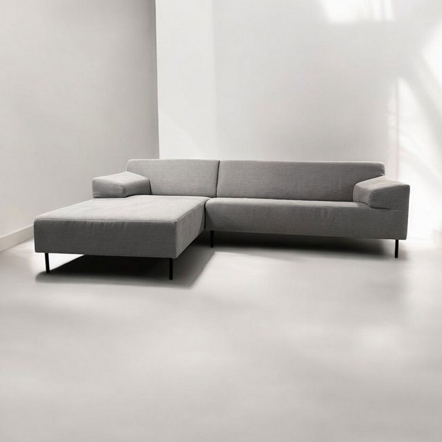 freistil ROLF BENZ Ecksofa ROLF BENZ Ecksofa Freistil 180 links Stoff grau günstig online kaufen