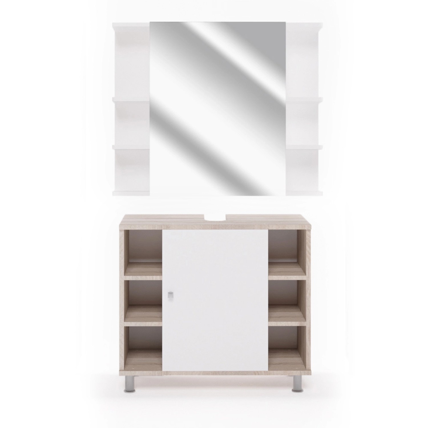 Vicco Badmöbel-Set Fynn, Sonoma, 2 Teile, günstig online kaufen