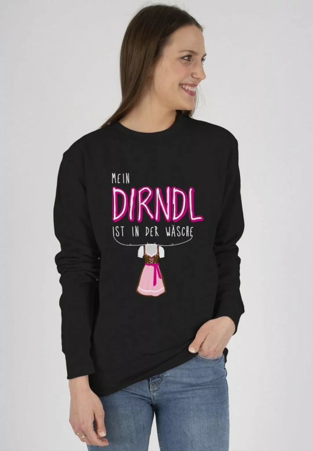 Shirtracer Sweatshirt Mein Dirndl ist in der Wäsche (1-tlg) Mode für Oktobe günstig online kaufen