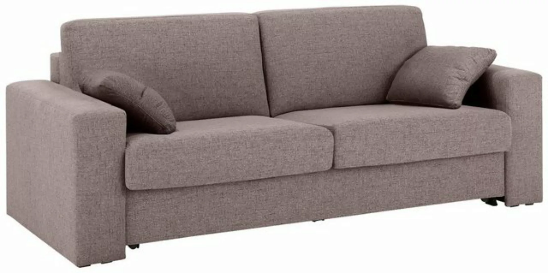 Home affaire Schlafsofa "Roma Matratzenhöhe 14 cm", Dauerschlaffunktion, mi günstig online kaufen