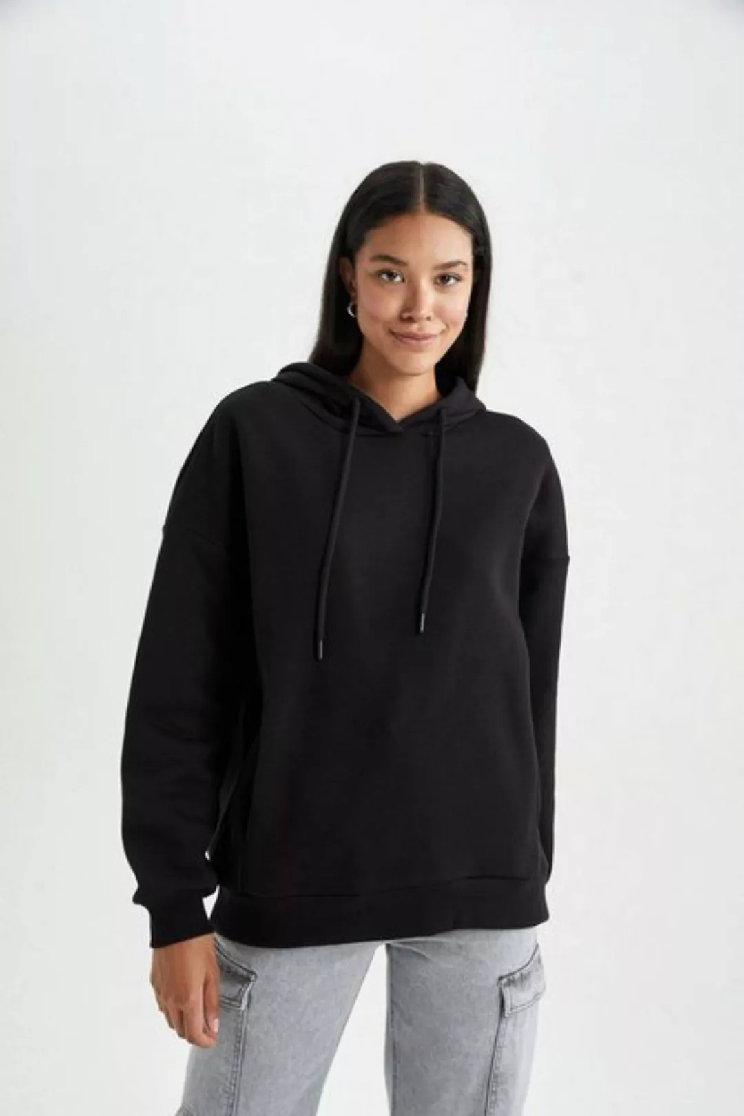 DeFacto Sweatshirt Damen Sweatshirt OVERSIZE FIT günstig online kaufen