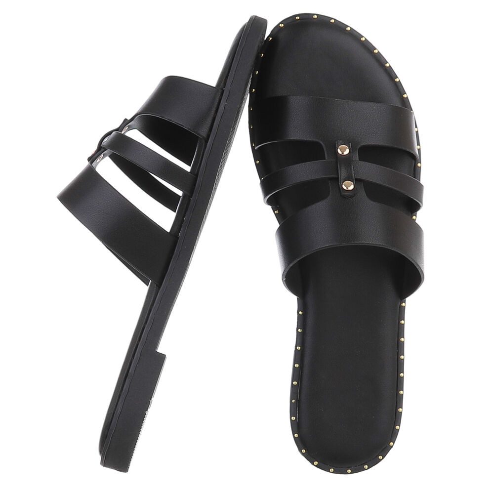 Ital-Design Elegante Damen-Sandalen aus veganem Material, günstig online kaufen