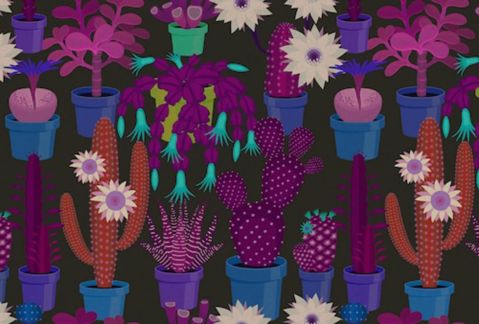 Fototapete "cactus garden1" 4,00x2,70 m / Glattvlies Brillant günstig online kaufen