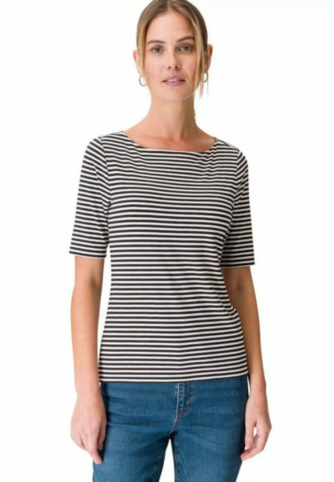 Zero T-Shirt mit Streifen (1-tlg) weiteres Detail günstig online kaufen