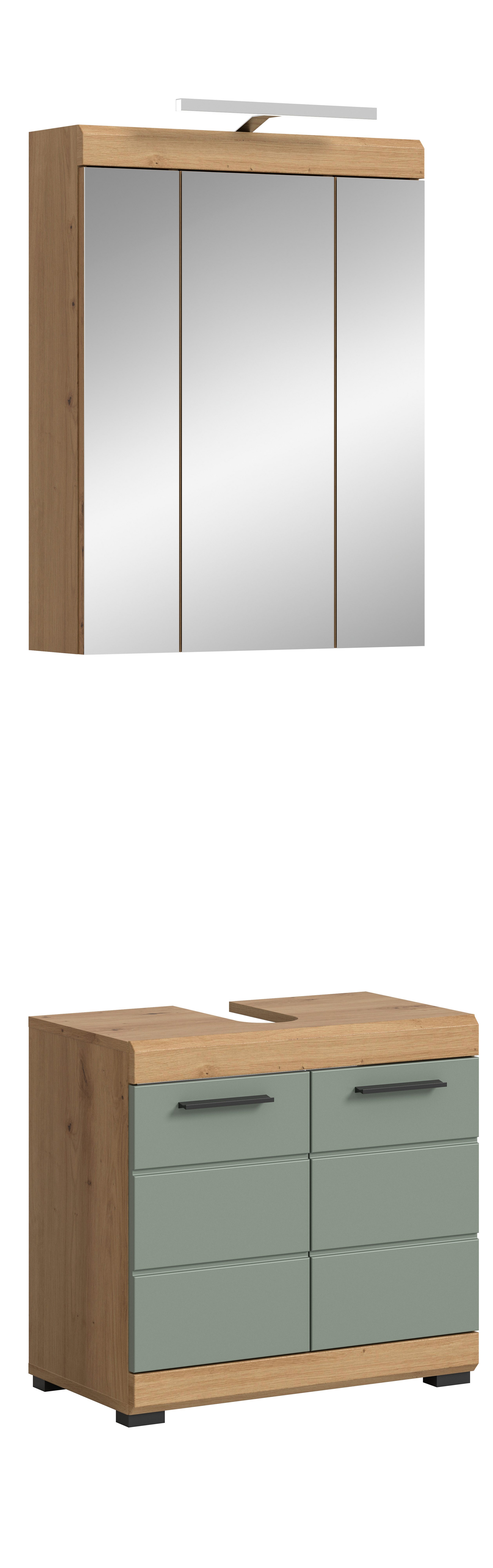 furnling Badmöbel-Set Scott, (2-St., aus Spiegelschrank günstig online kaufen